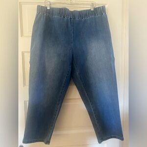 Soft Surroundings Denim Capris